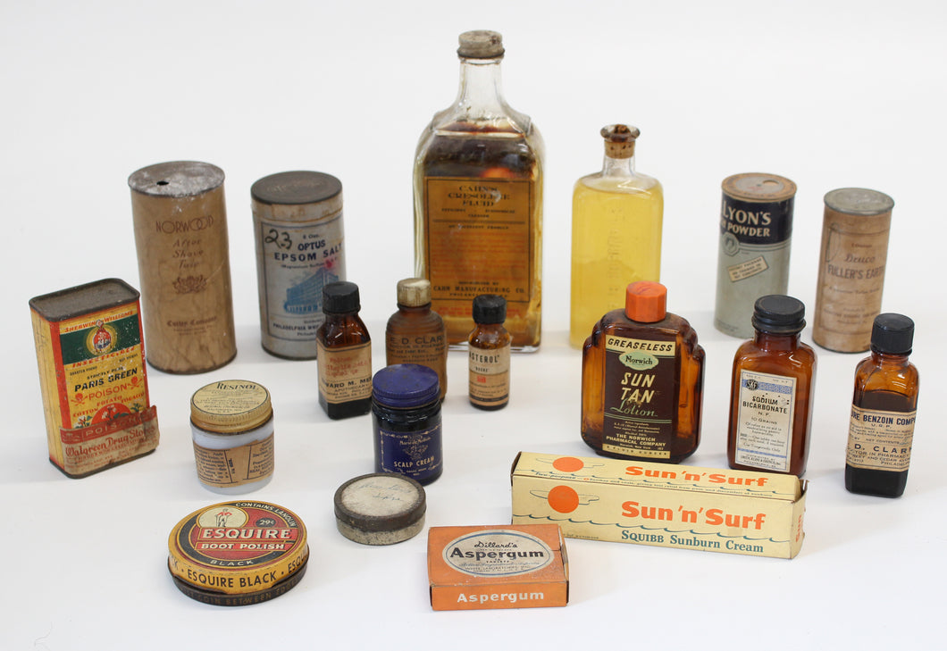 Antique Bottles, Medical & Household