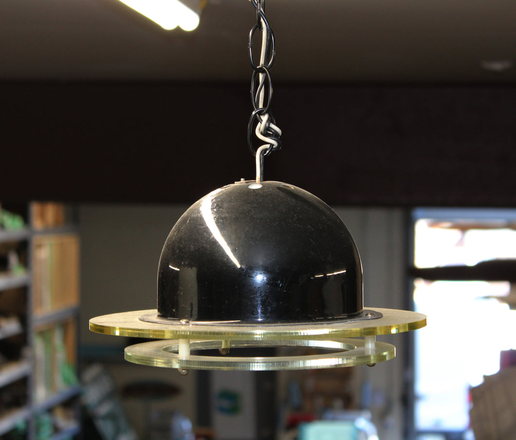 Art Deco Glass Hanging Lamp