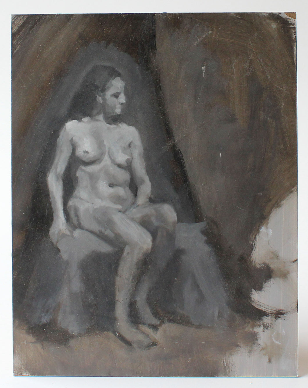 Nude Figure Model Painting