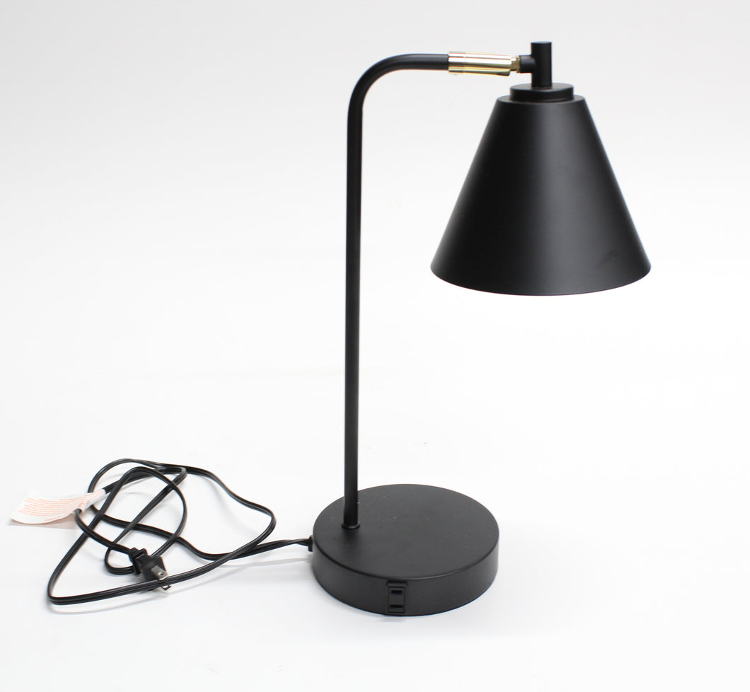 Black Cone Desk Lamp