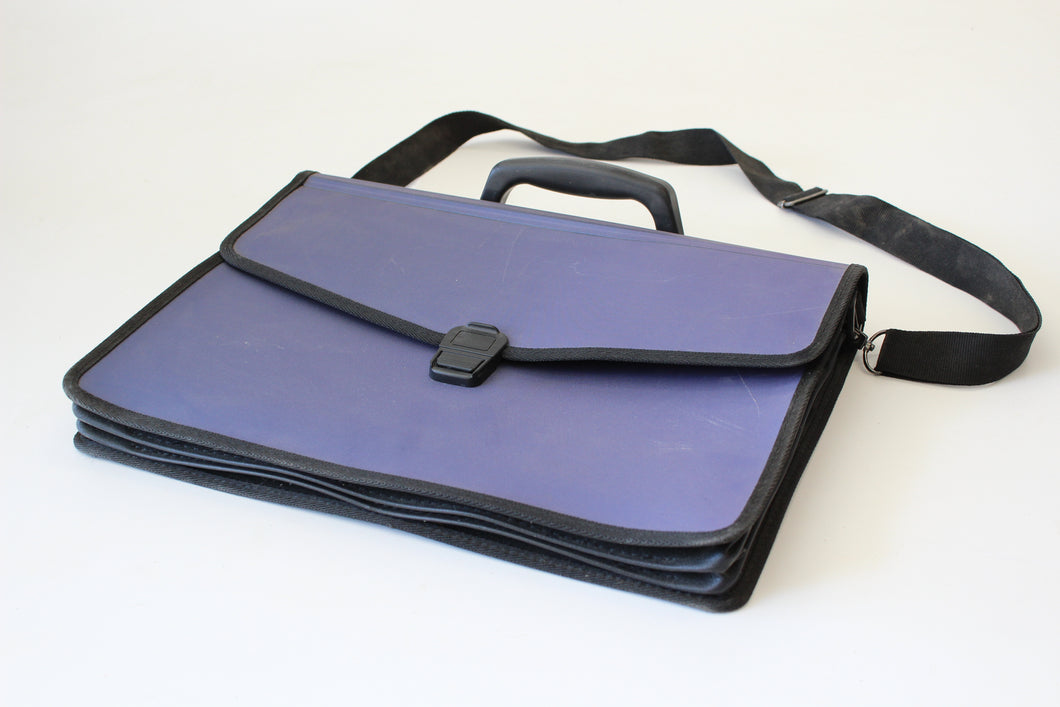 Blue Messenger Bag