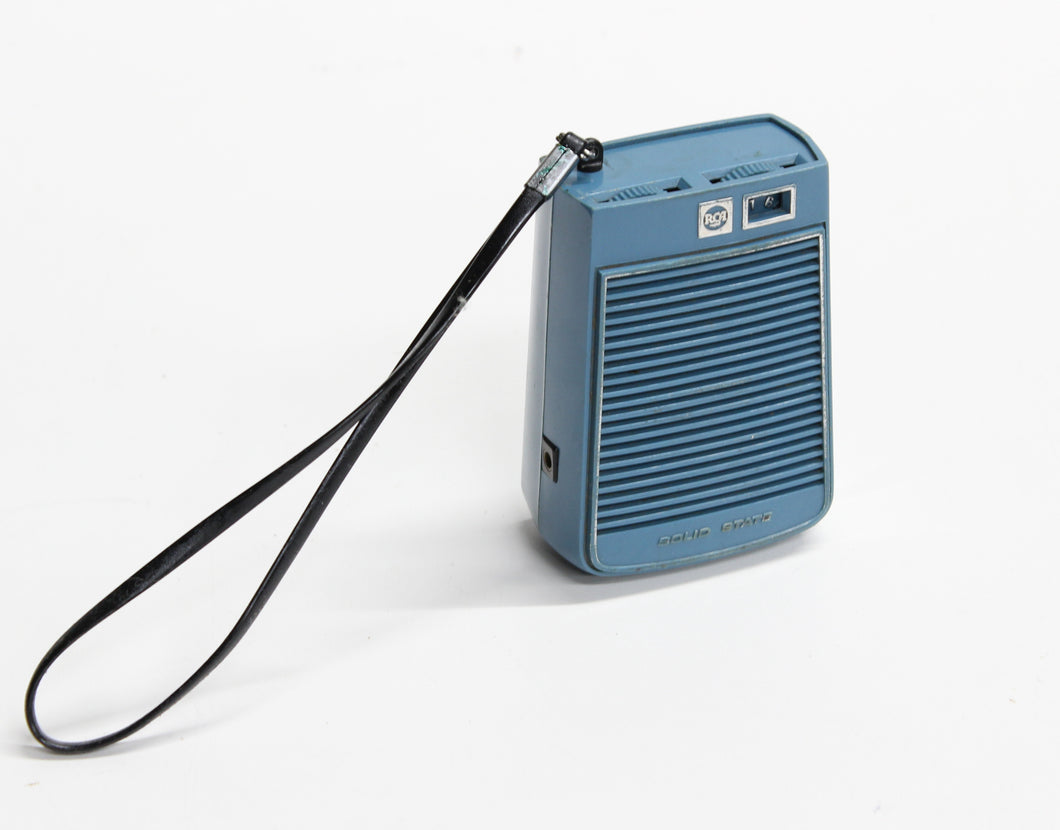 Vintage Blue RCA Transistor Radio