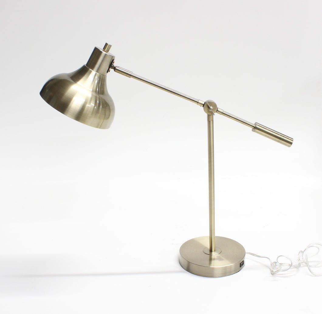 Bronze Lamp with Adjustable Arm & USB port