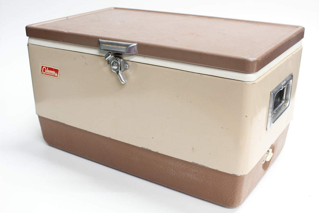 Brown Vintage Coleman Cooler