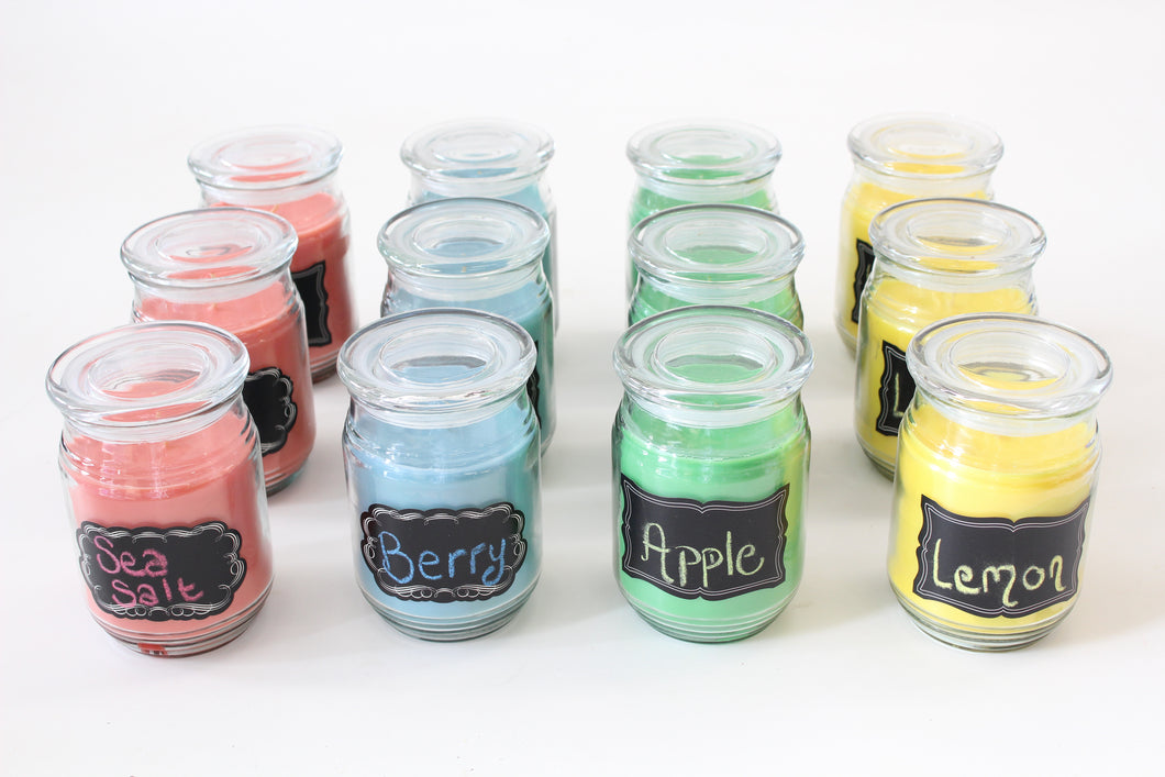 Candles in Glass Jars