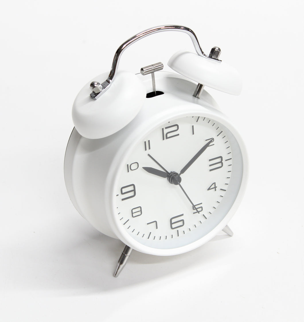 Classic White Alarm Clock