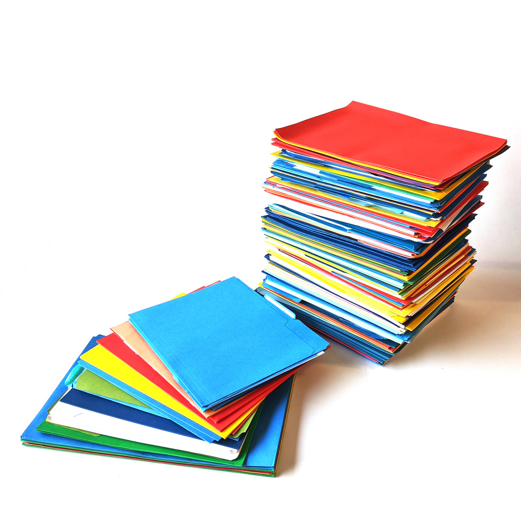 Colored FIle Folders
