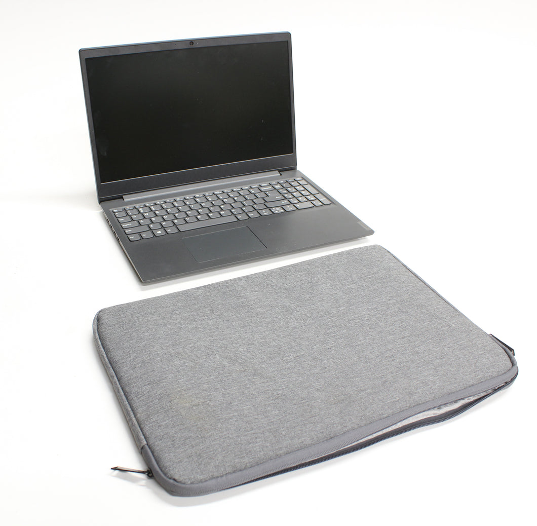 Dark Grey Laptop with Gray Case