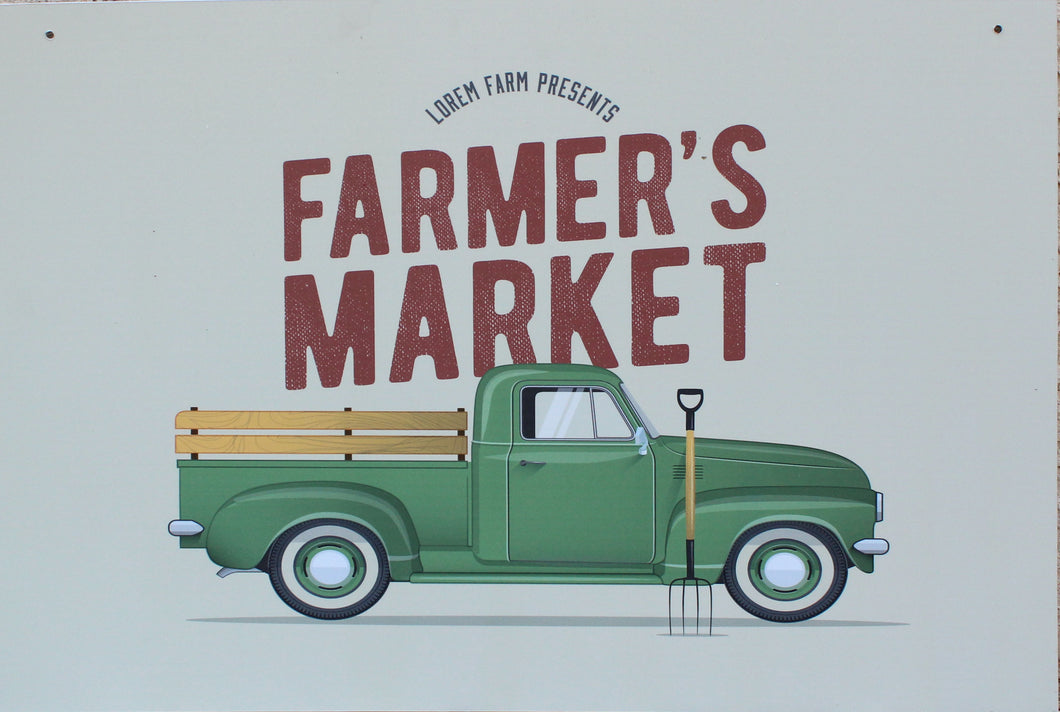 Farmer's Market Sign