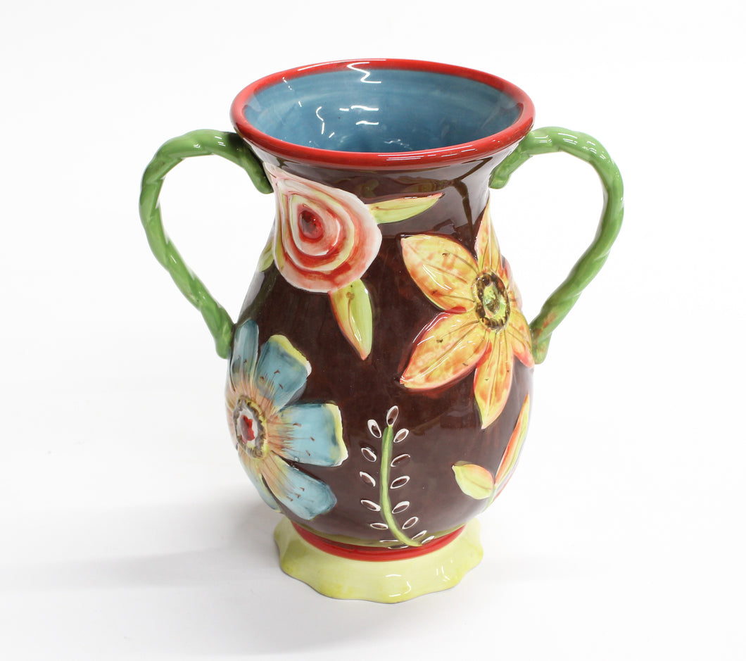 Floral Ceramic Vase