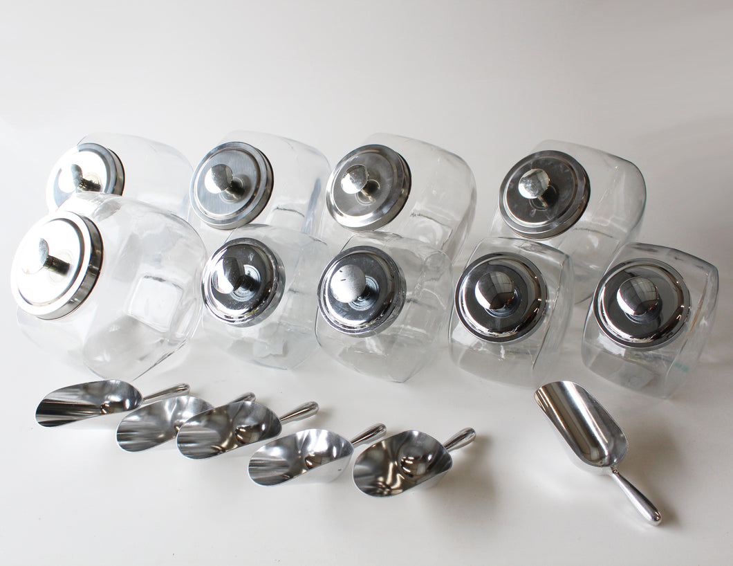 Glass Jars with Metal Lids