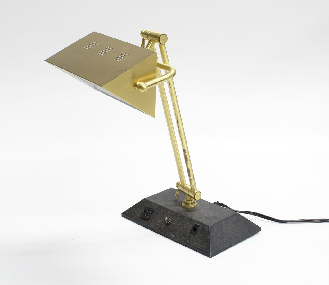 Gold Library Lamp