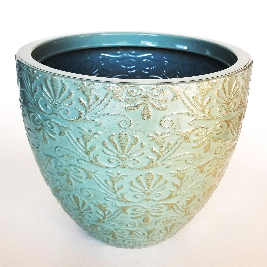 Large Turquoise Pot