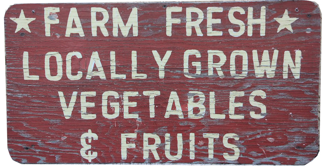 Farm Fresh Produce Sign