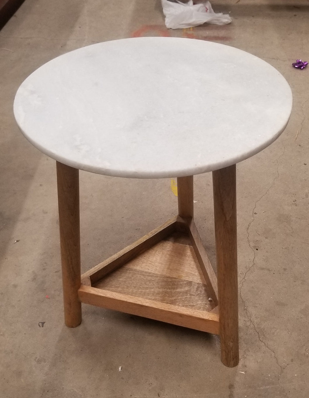 Marble Topped Accent Table