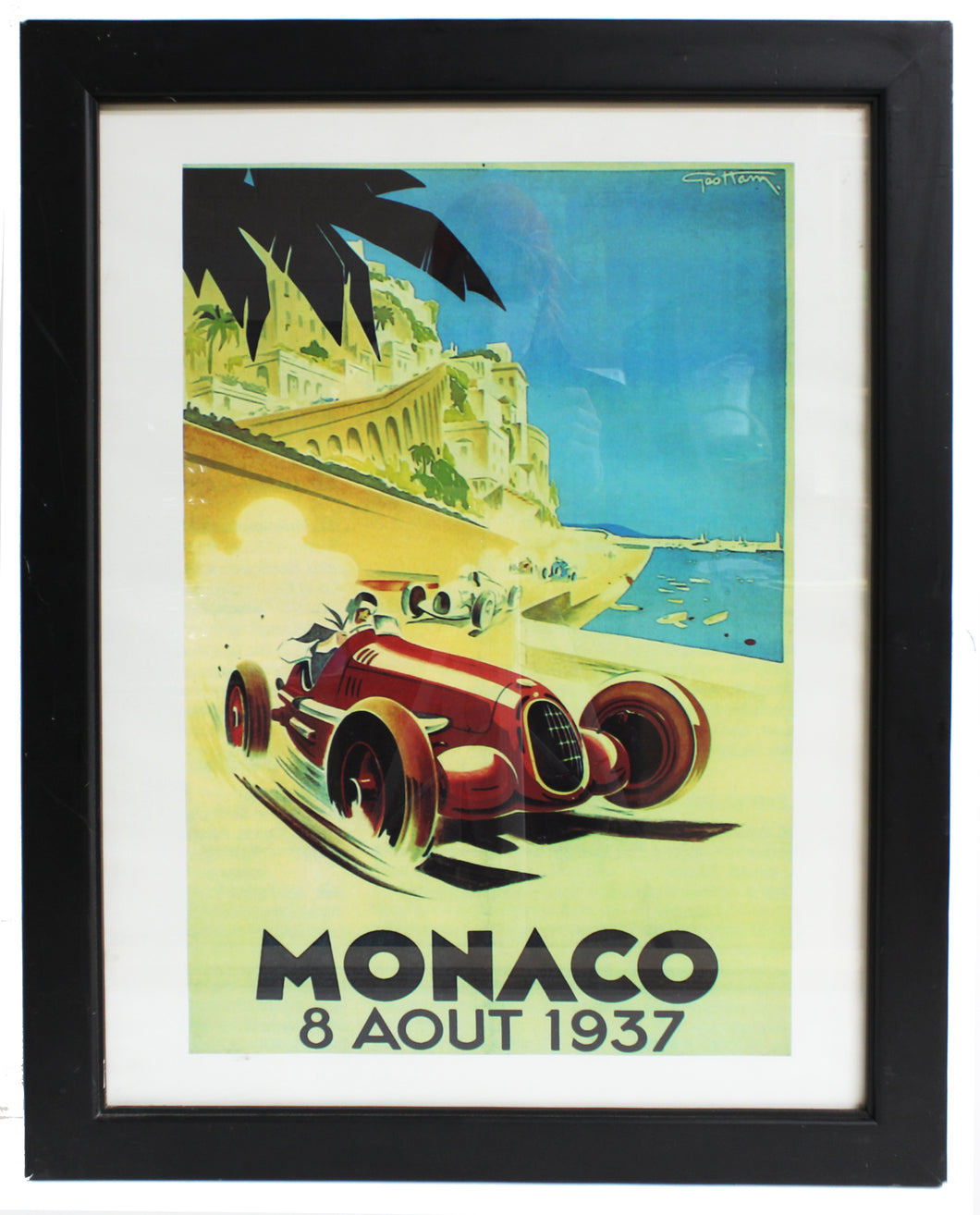 Monaco Vintage Racing Poster
