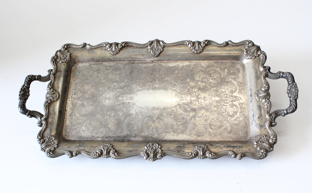Ornate Brass Serving Tray