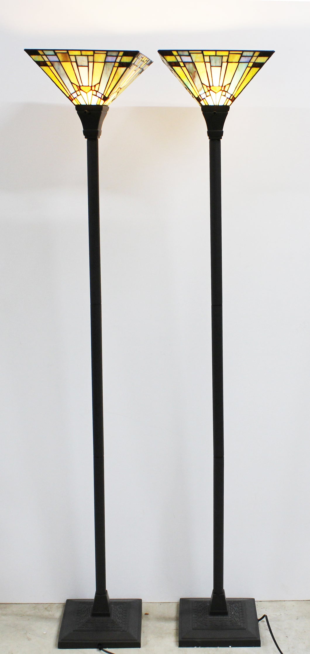 Pair of Matching Tiffany Floor Lamps (rented separately)