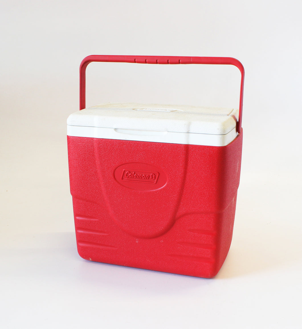 Vintage Red Coleman Cooler