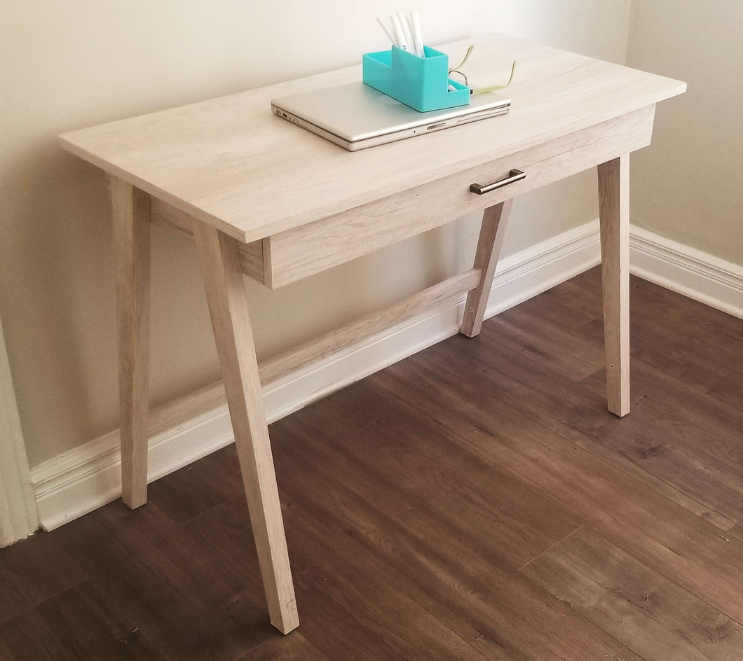 Rustic White Modern Desk