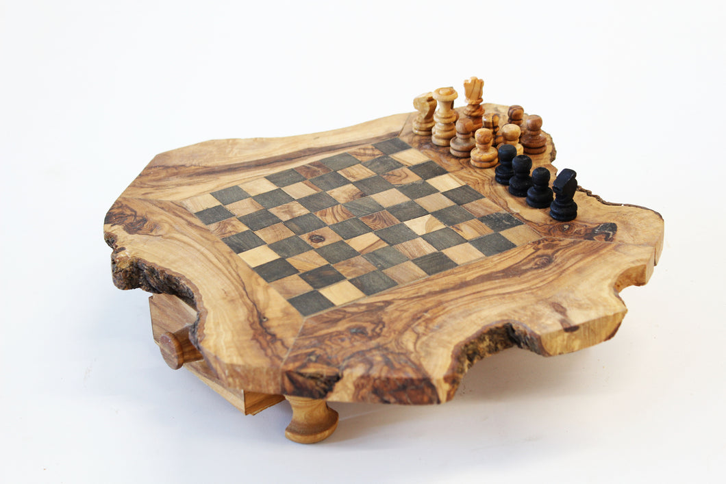 Tree Trunk Chess Board