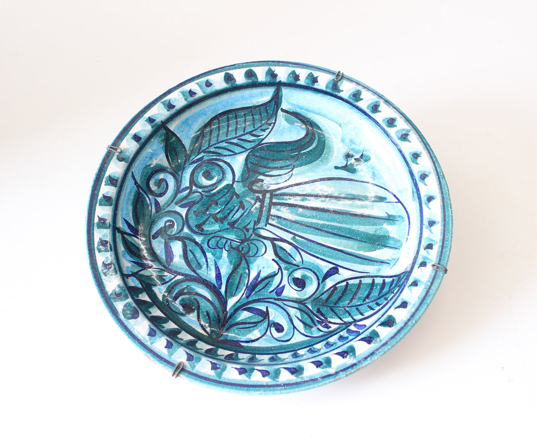 Turquoise Ceramic Decorative Platter