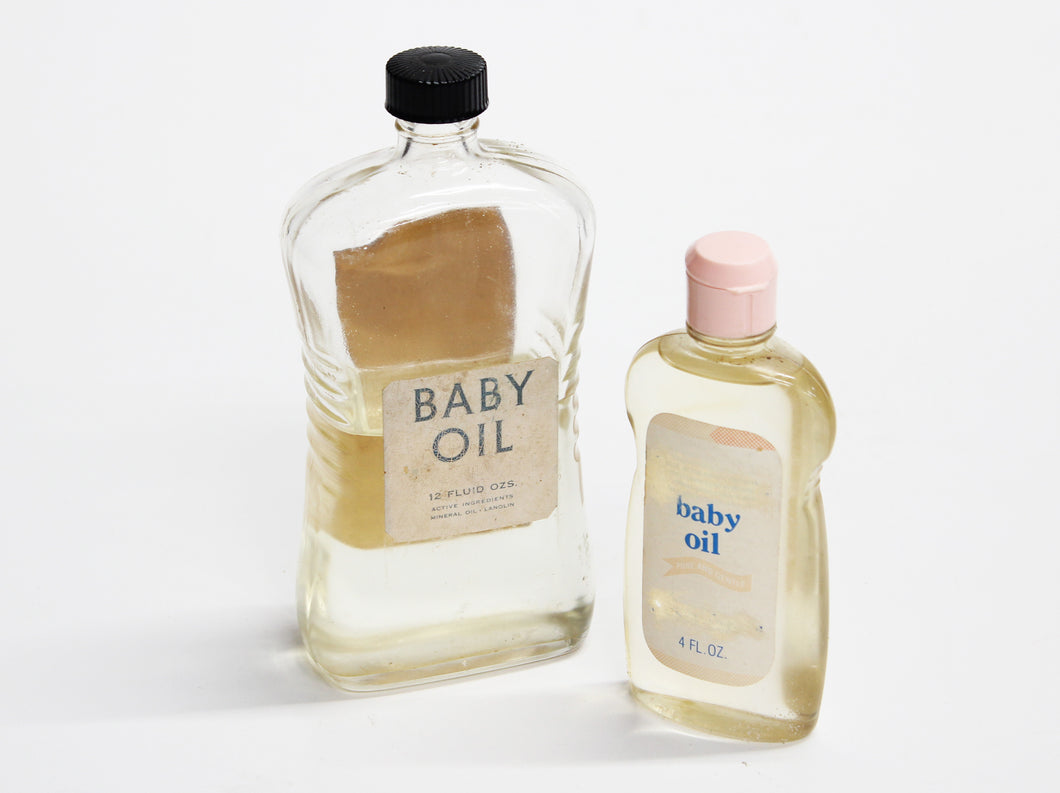 Vintage 1970s Baby Oils