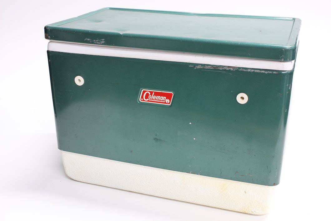 Vintage Green Coleman Cooler
