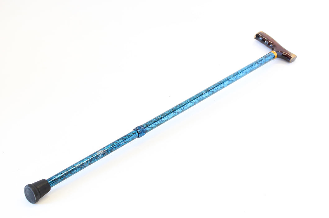 Vintage Shiny Blue Cane