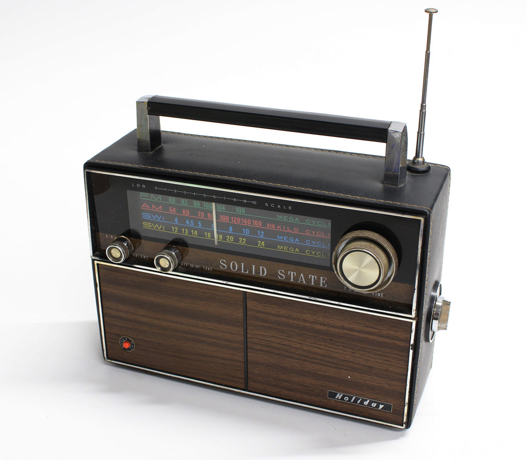 Vintage Solid State Holiday Radio