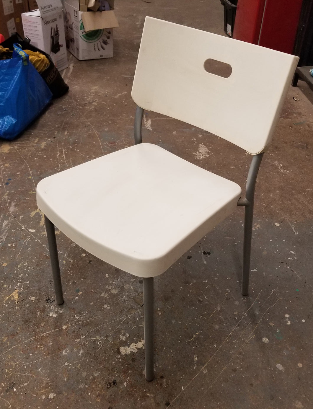 Set of 3 White Chairs