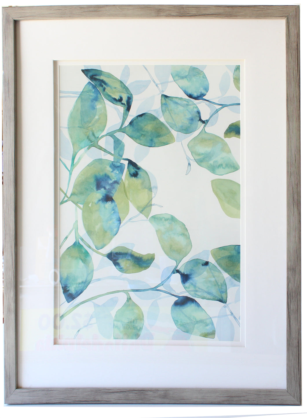 Abstract Leaves Watercolor Painting