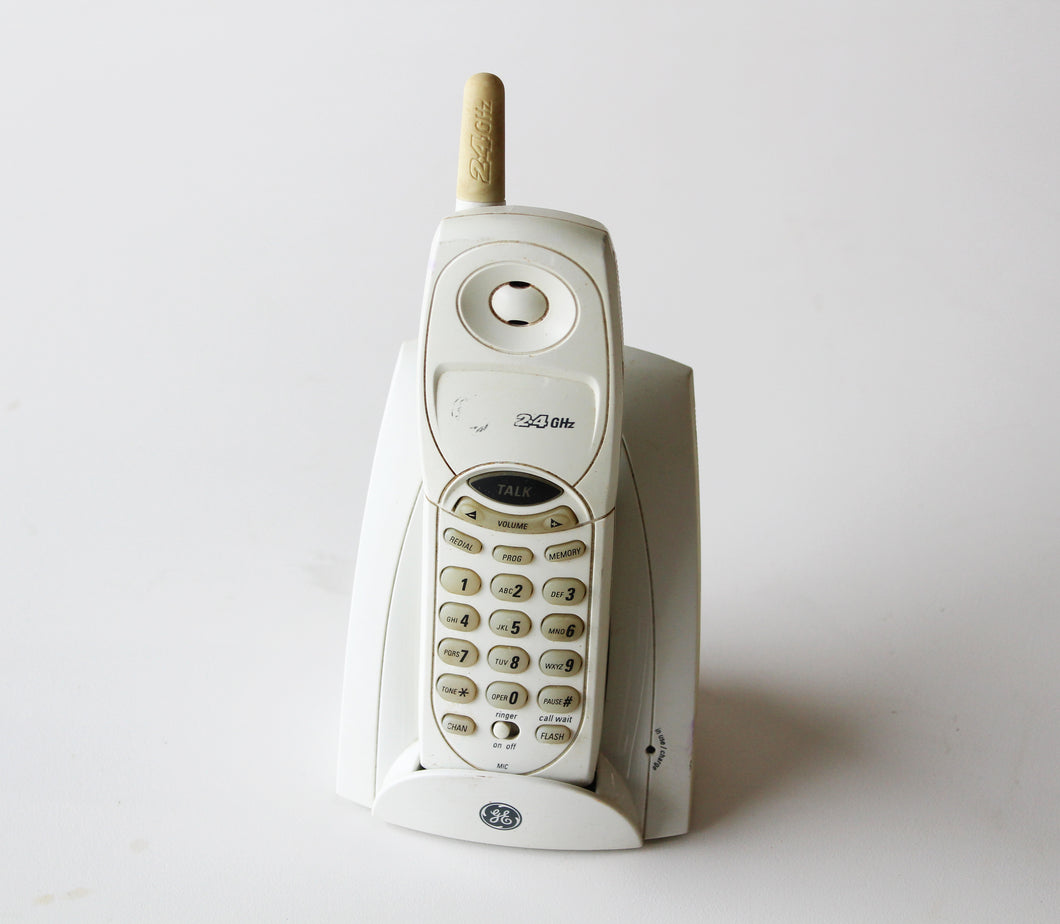 White Cordless Phone