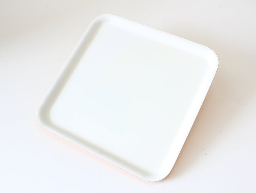 White Square Tray