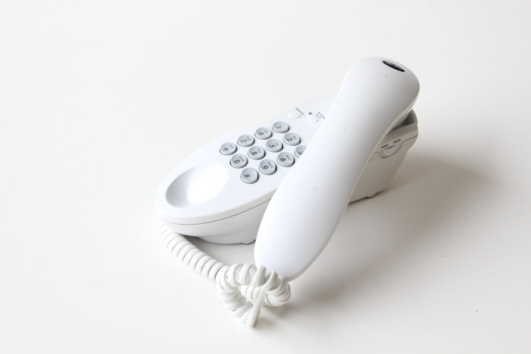 White Wall Mount Home Phone #1