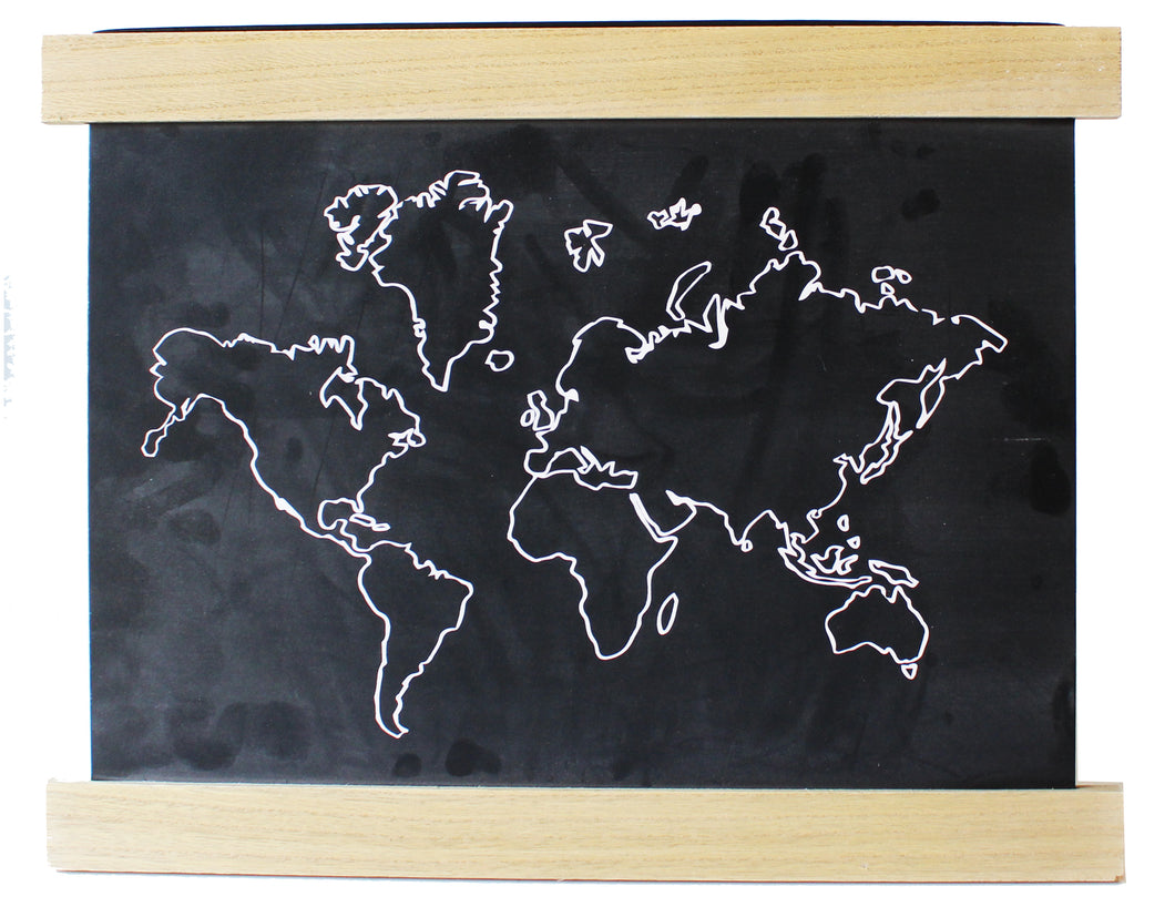 World Map Wall Decor