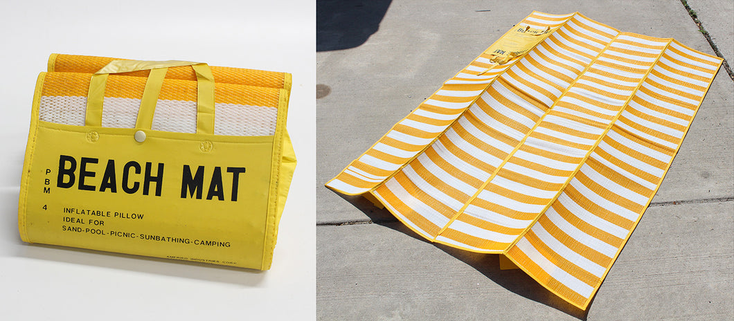Yellow & White Vintage Leisure Mat